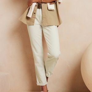 NWT Banana Republic Curvy Straight Leg Natural Denim
